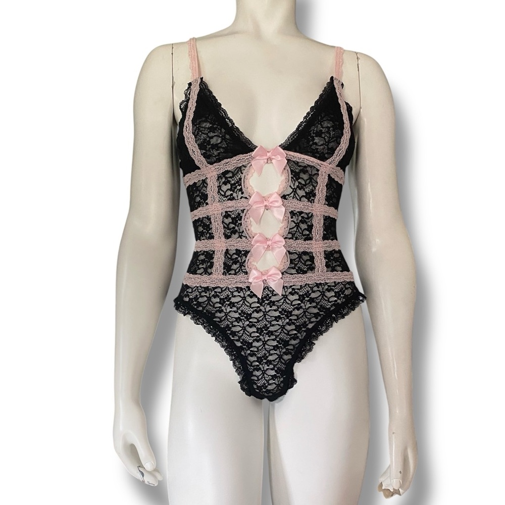 DollsKill | NWT’s Generation Kiss Y2K Goth Grunge Lace Sexy Lingerie Bodysuit